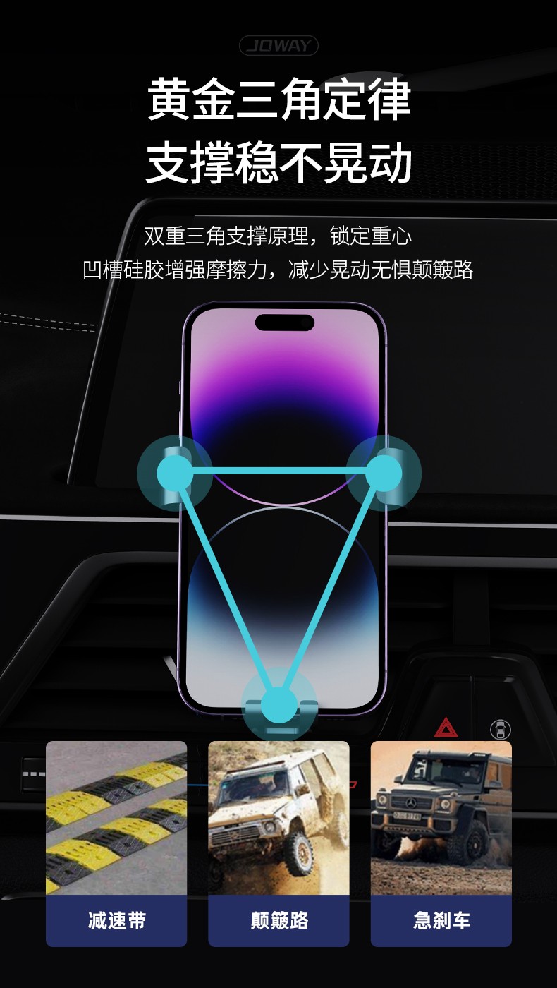 ZJ39 静音金属重力车载手机支架_支架_深圳市royal皇家88电源有限公司