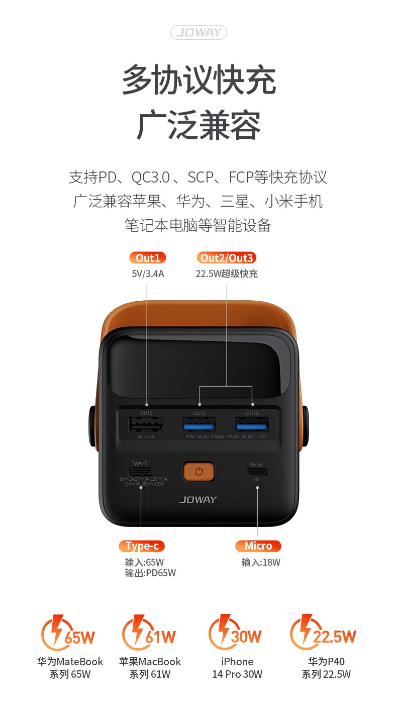 JP296 65W 50000mAh移动电源_移动电源_深圳市royal皇家88电源有限公司