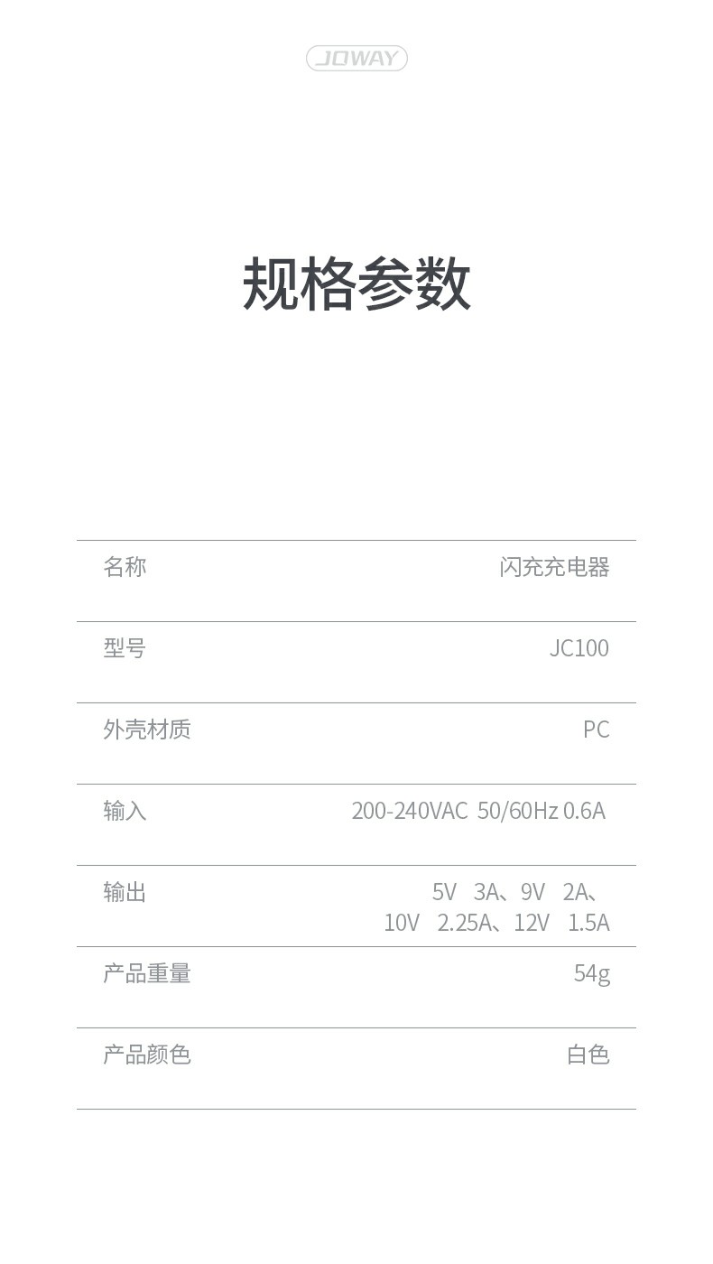 JC100 闪充充电器_充电器_深圳市royal皇家88电源有限公司