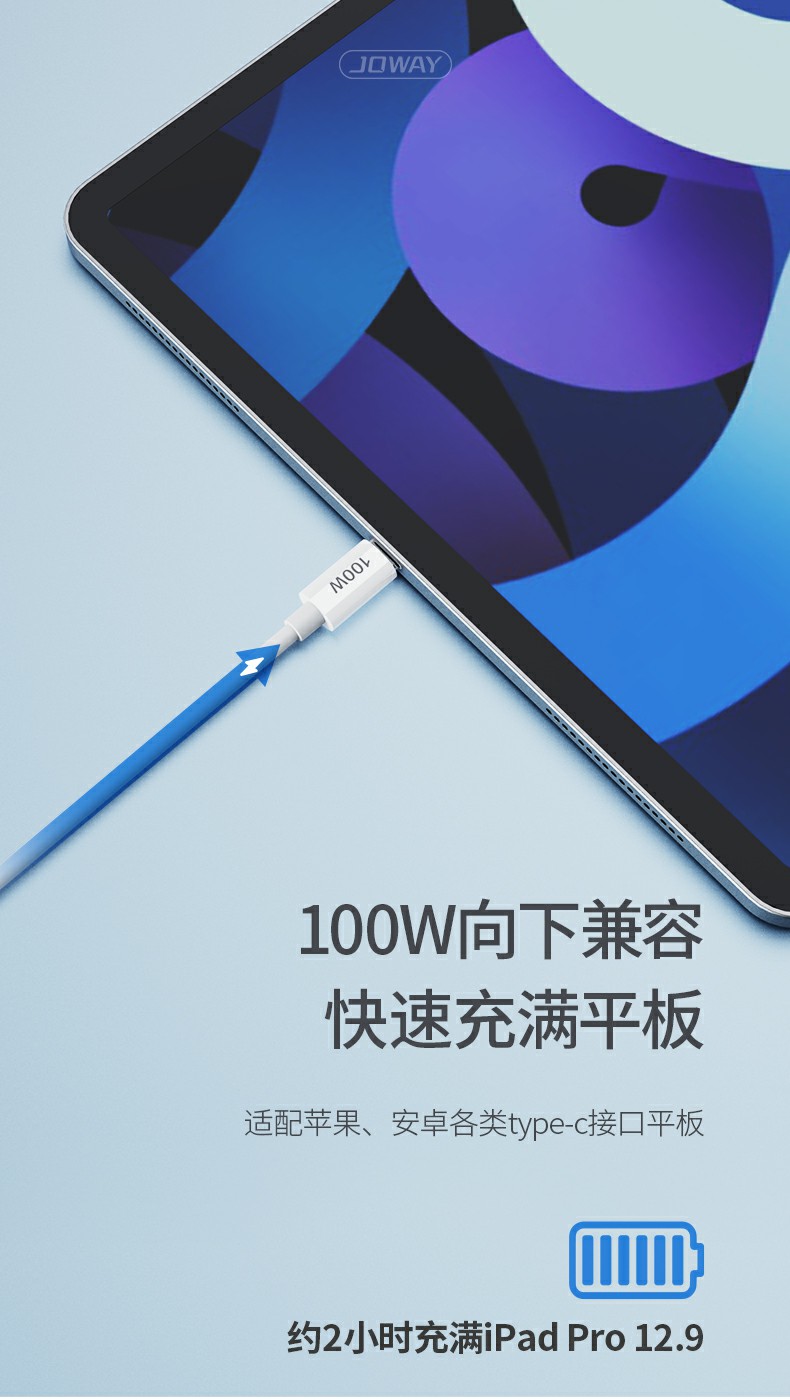 TC100 PD100W快充数据线_数据线_深圳市royal皇家88电源有限公司