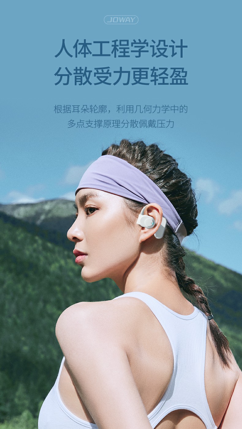 H196 耳挂式运动蓝牙耳机_OWS 耳机_深圳市royal皇家88电源有限公司