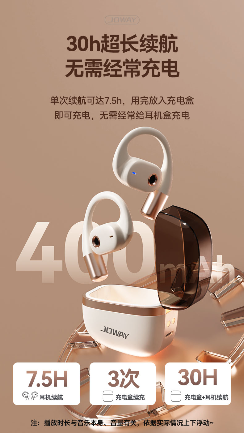 H211开放耳挂式无线耳机_OWS 耳机_深圳市royal皇家88电源有限公司