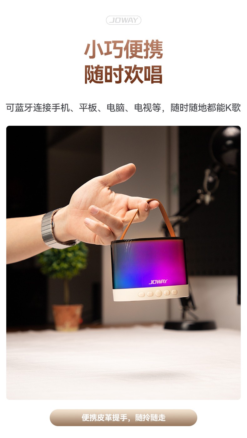 BM216 炫彩K歌蓝牙音箱套装_蓝牙音响_深圳市royal皇家88电源有限公司