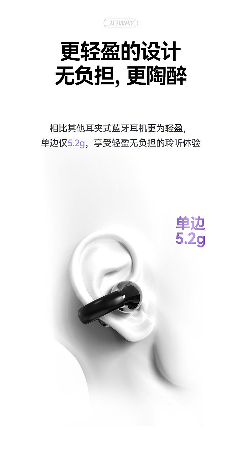 H231夹耳式无线蓝牙耳机_OWS 耳机_深圳市royal皇家88电源有限公司