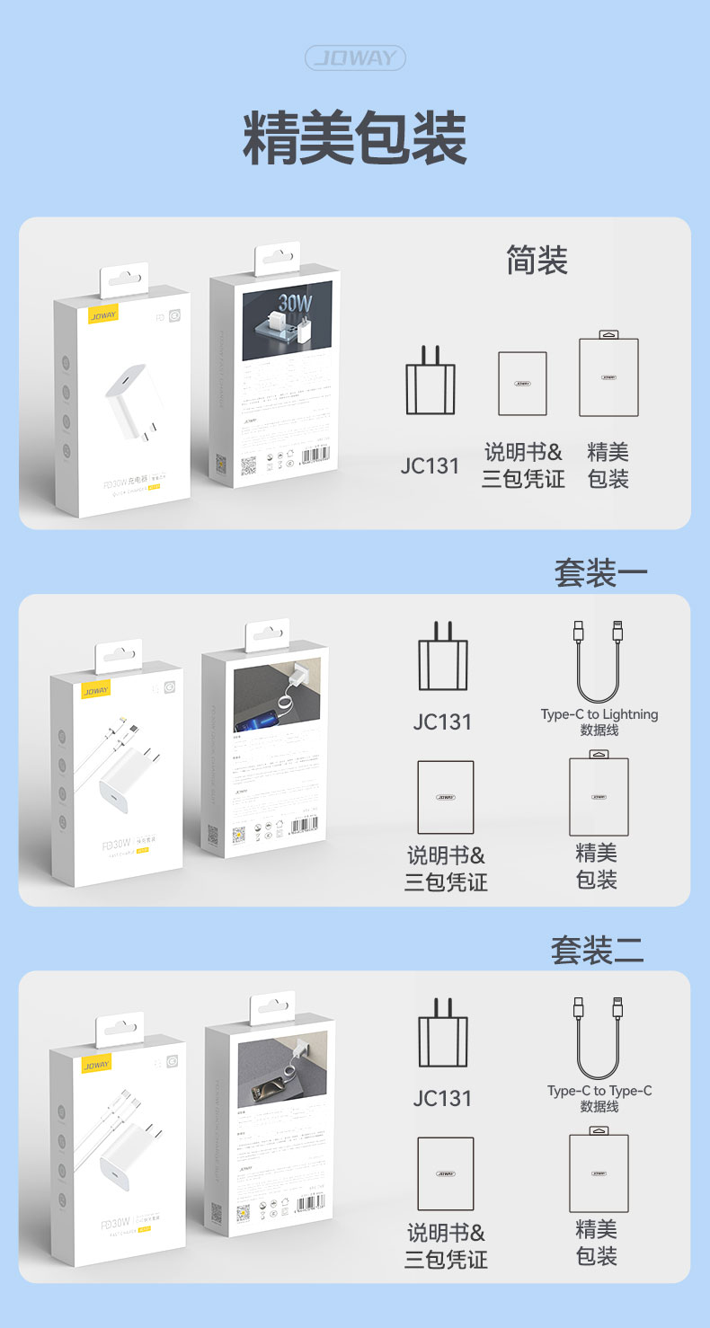 JC131 PD30W快充充电器_充电器_深圳市royal皇家88电源有限公司