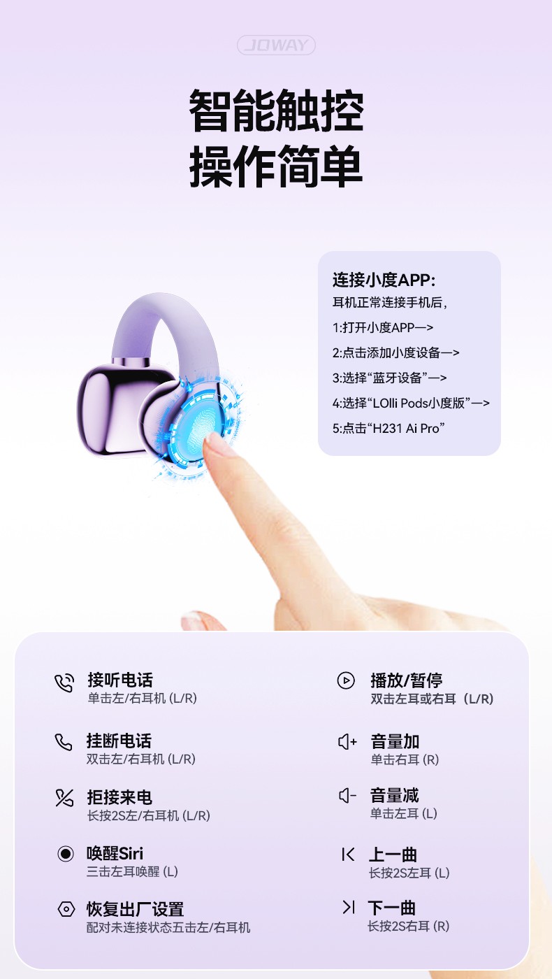 H231 AI夹耳式无线耳机_OWS 耳机_深圳市royal皇家88电源有限公司
