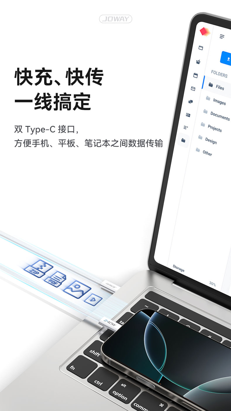 CC240  240W双Type-C快充编织数据线_数据线_深圳市royal皇家88电源有限公司