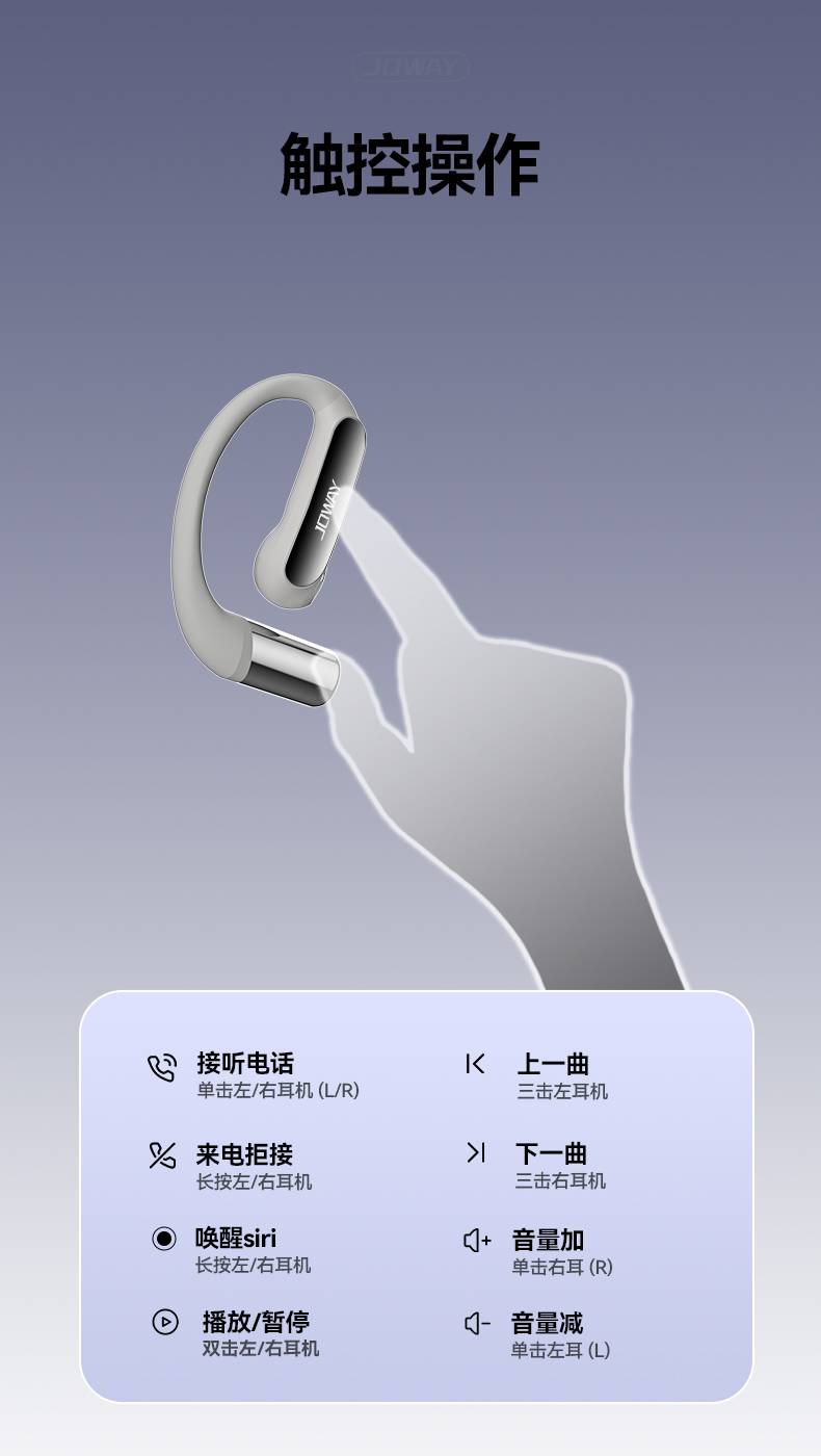 H238 开放式无线蓝牙耳机_OWS 耳机_深圳市royal皇家88电源有限公司